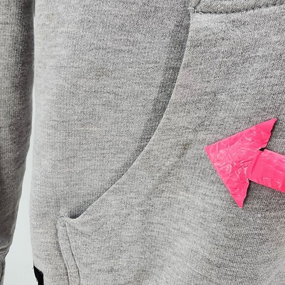 Ripndip Adult Medium Hoodie Stop Being A Cat Gray Graphic Sweatshirt - Picture 10 of 14